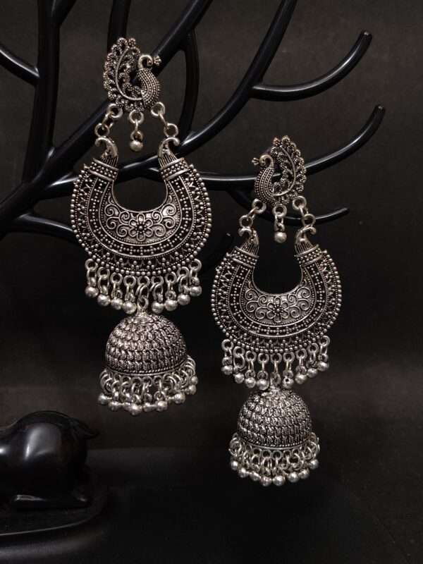 Manisha Oxidized Earrings