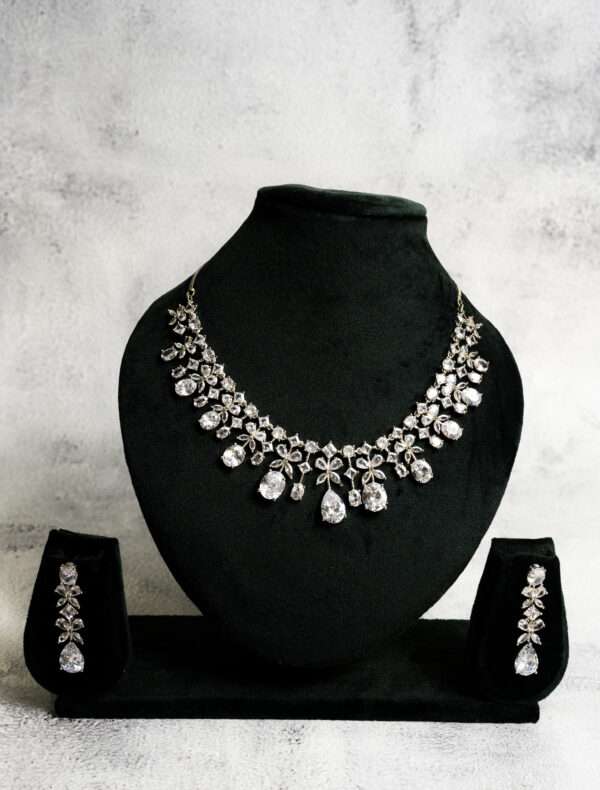 Kaylie American Diamond Necklace Set